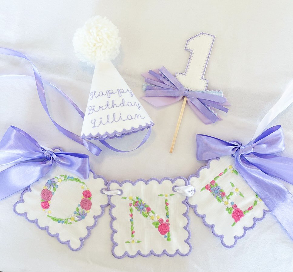Birthday suite for Lillian! 💜🧁💐