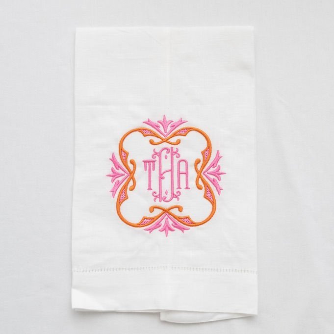 Personalized Linen Hand Towel