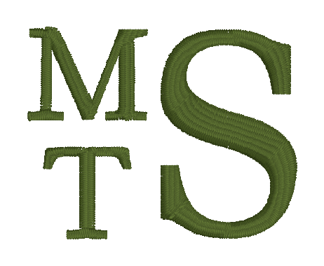 Stacked 3 Letter