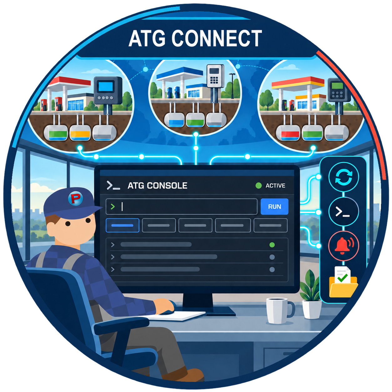 Harmonics ATG Connect: Poll, Command and Monitor Your Gauges Remotely