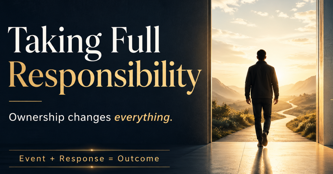 Taking Full Responsibility: The First Step in Creating Your Reality