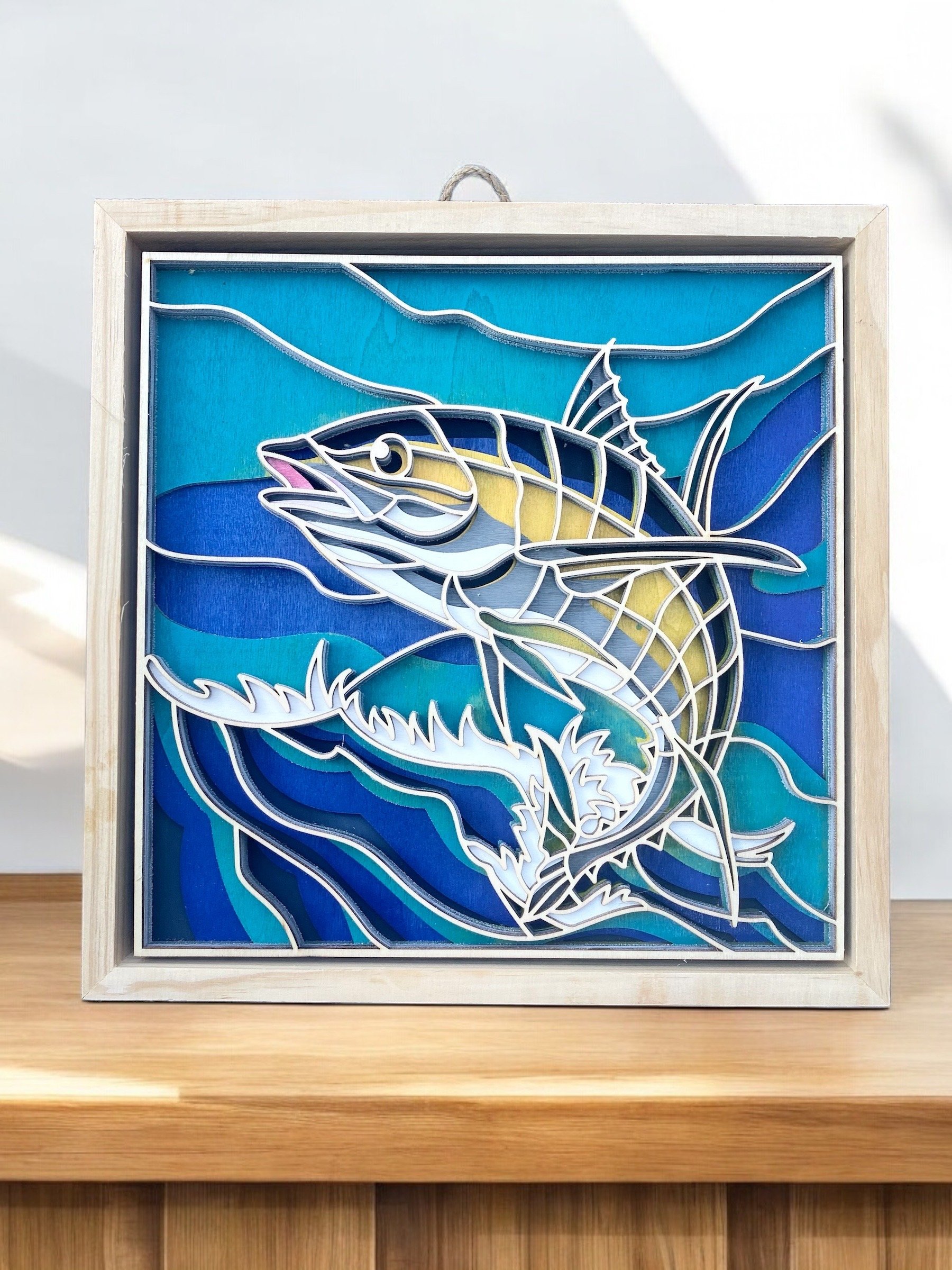3D Layered "Jumping Tuna"