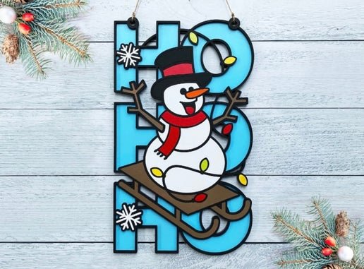 HO HO HO Christmas Signs
