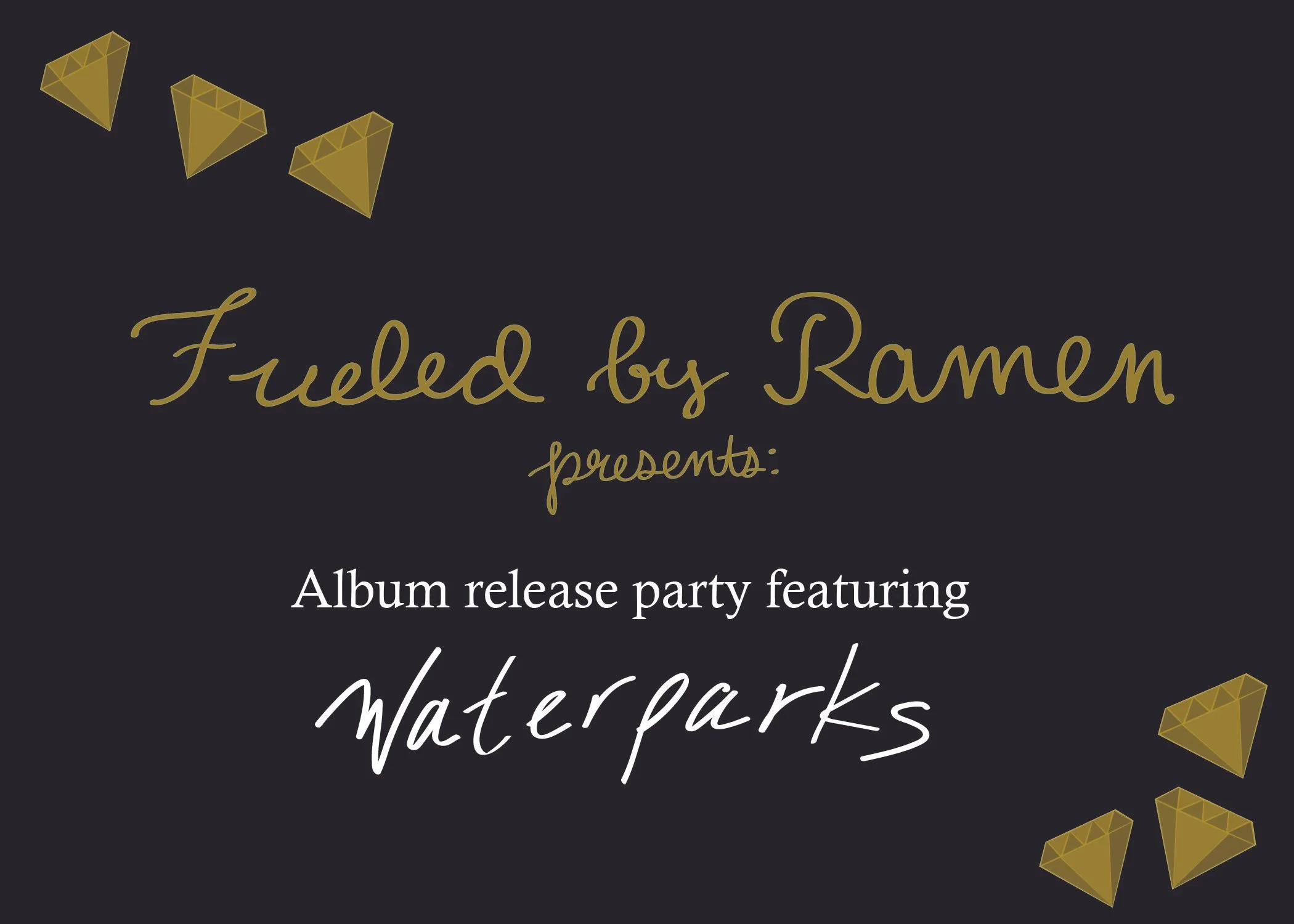 Front of Invitation (Album release party)