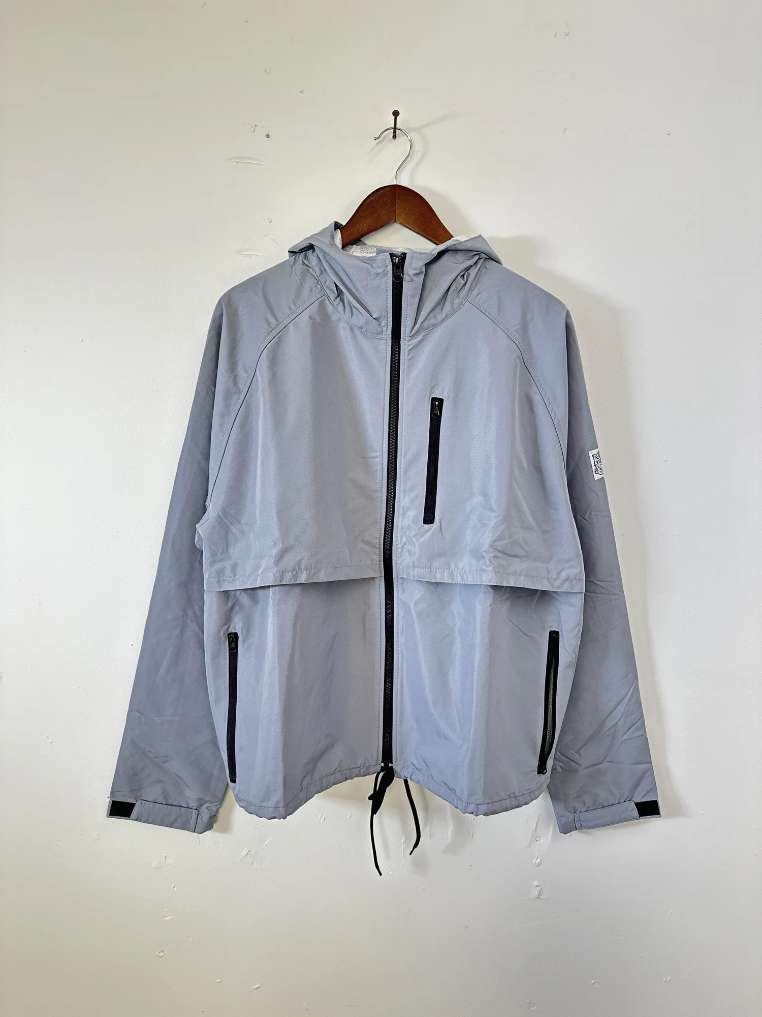 Lightweight Jacket- Battleship Gray MossTex- Hooded — Moss Brown & Co