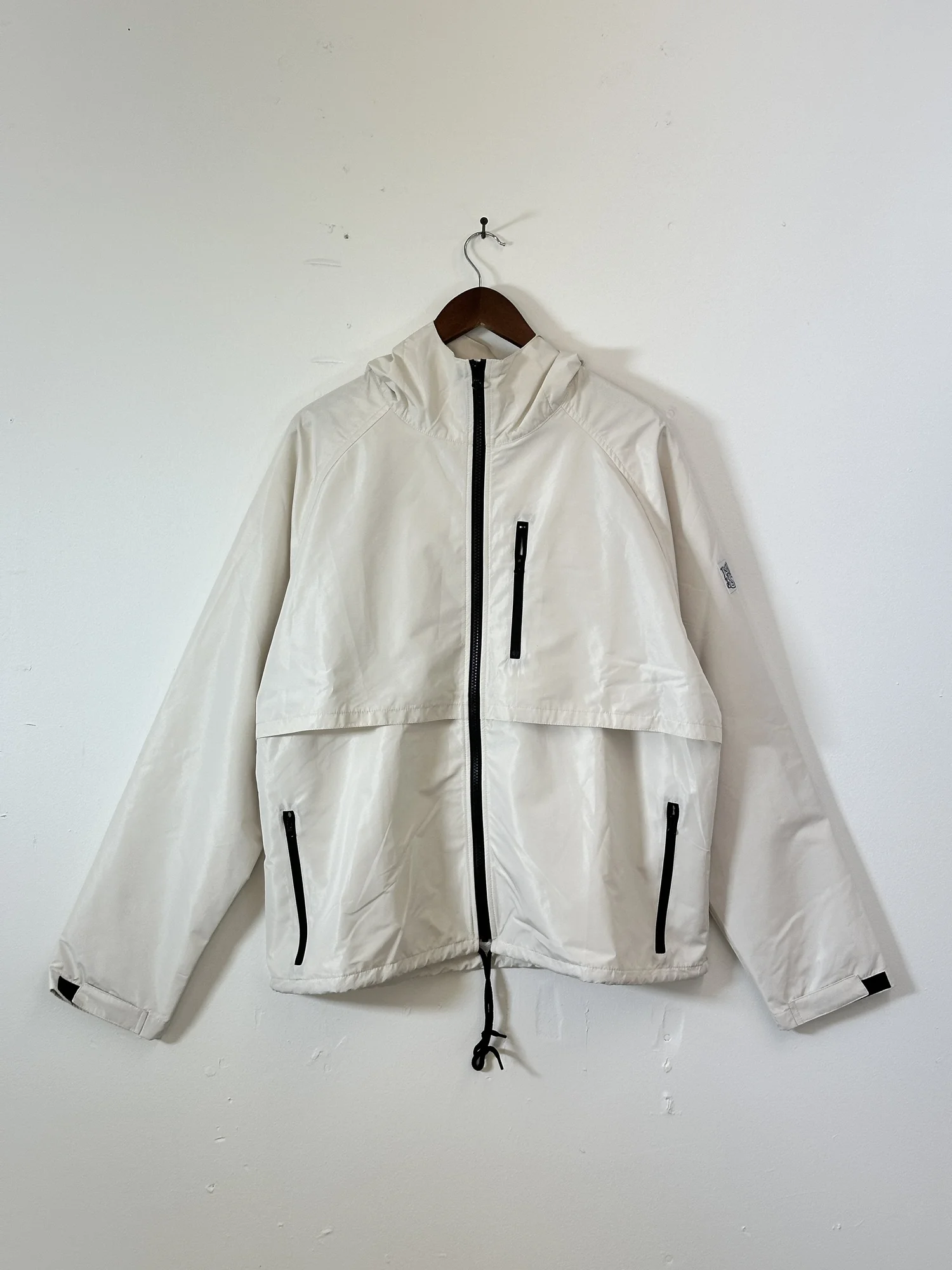 Lightweight Jacket- White MossTex- Hooded — Moss Brown & Co