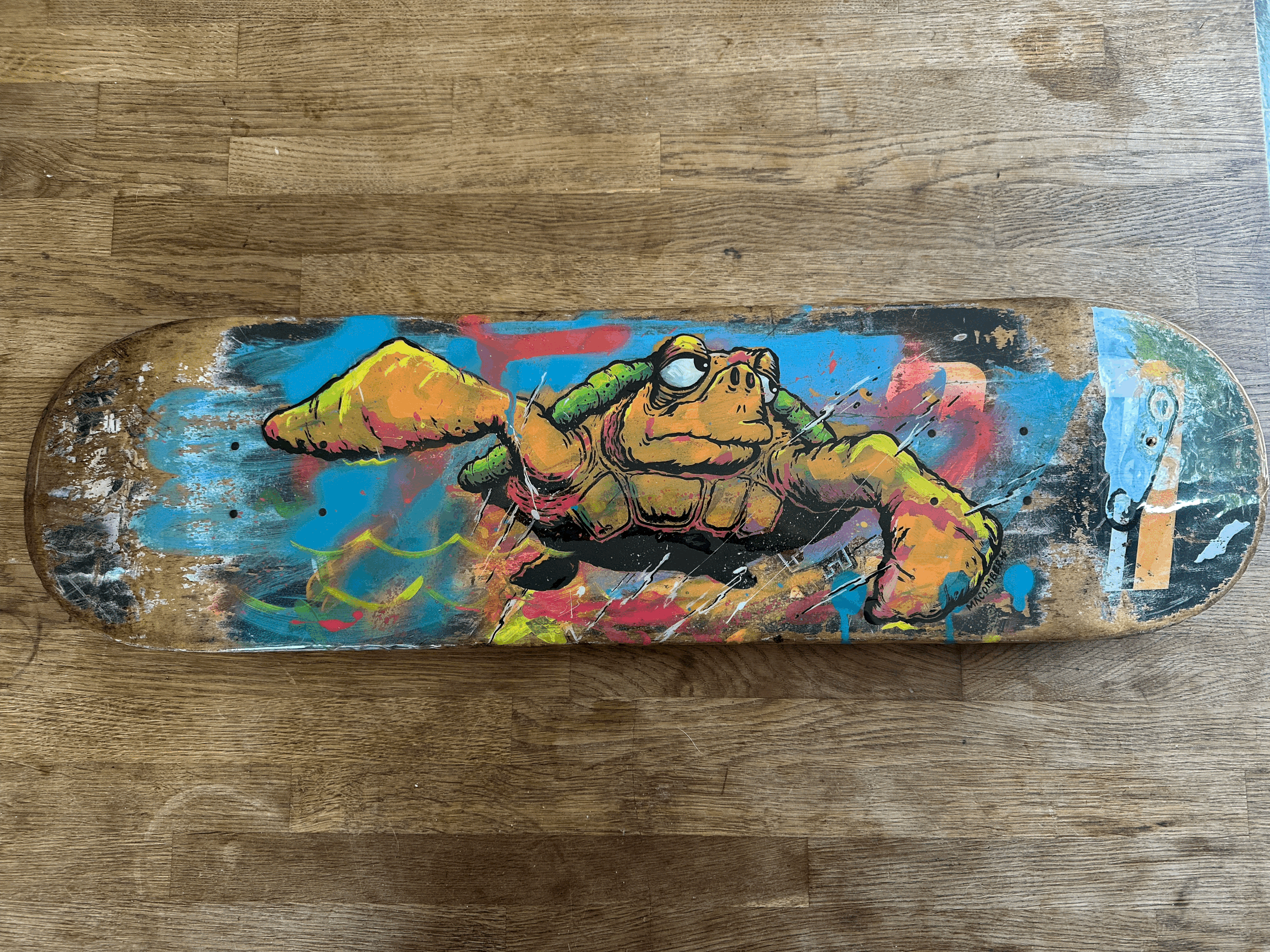 On the Look Out Sea Turtle Skateboard