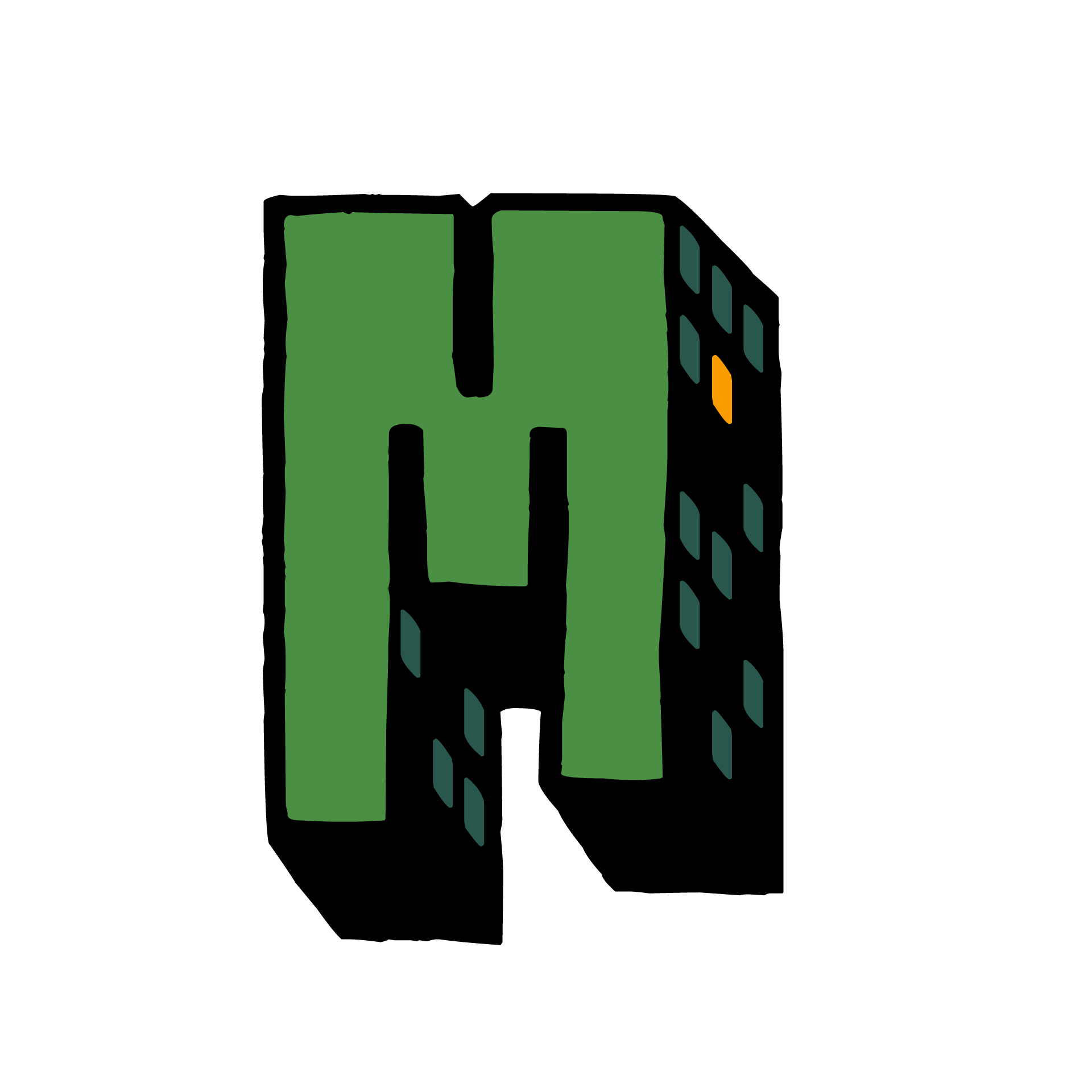 I even created an alternative logo and theme, placing more emphasis on the brands name. By highlighting a single window in an otherwise darkened building, this alternative logo would showcase a moonlighter in its element - working late into the night