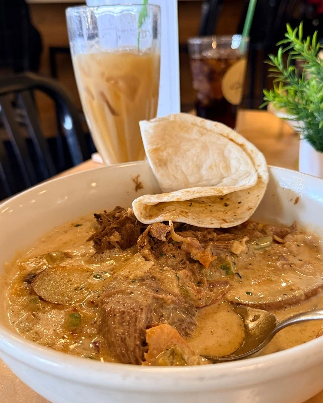 Sustenance today for a bunch of interior design work today! Working on furniture orders, initial design concepts, and a few other things. Thank you@hopebreakfastbar for a great start to the day! And @amokros for the company!