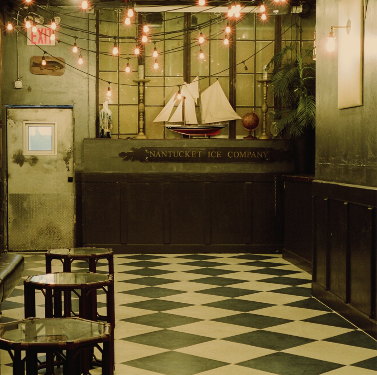 A private room in Grey Lady for private events in the Lower East Side.