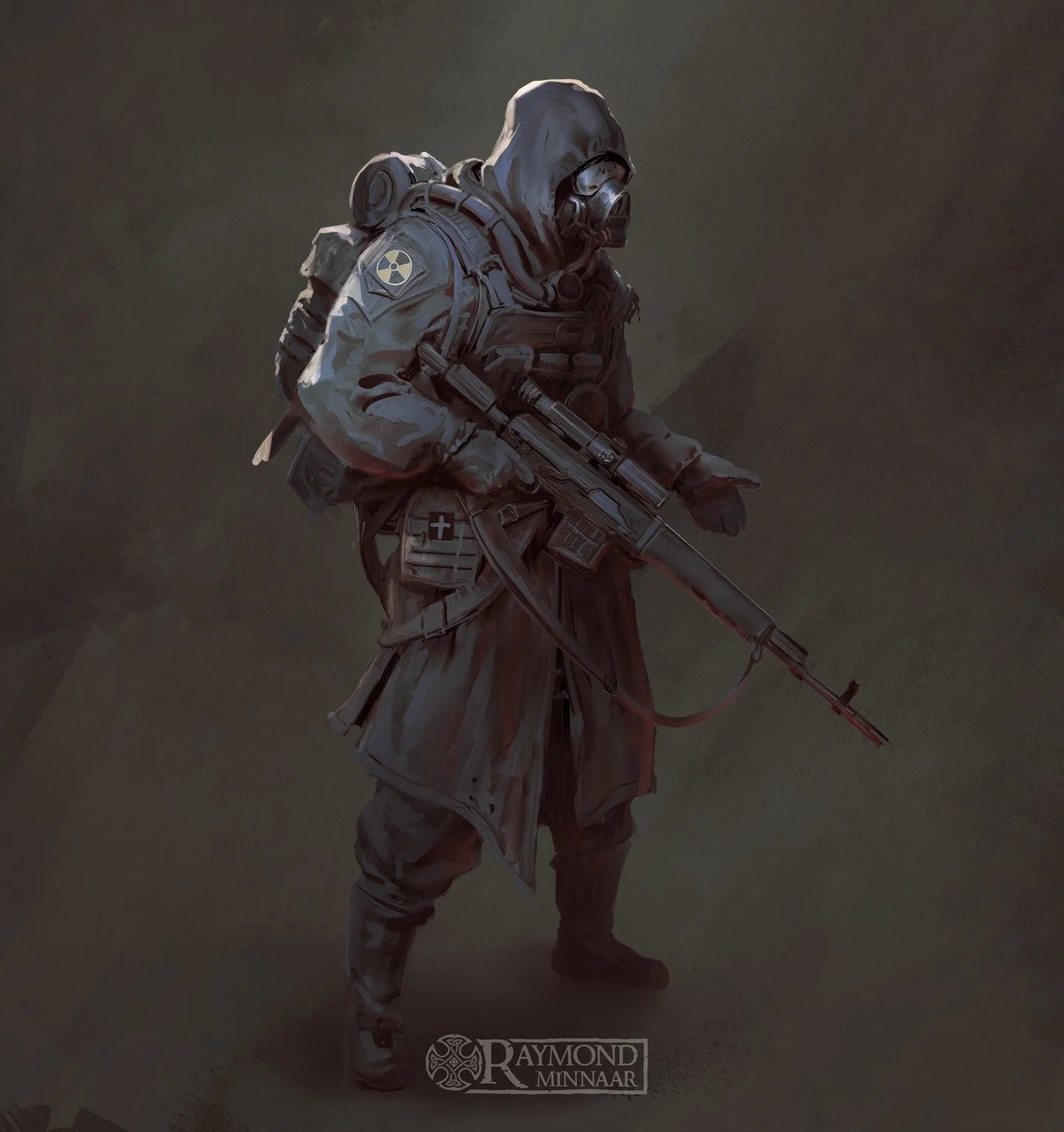 Can see I've played some Stalker 2 Lately
anyway started this warmup yesterday and pushed it a bit further, I'm also experimenting with a new workflow or process. 

#characters #digitalpainting #conceptart #illustration #stalker2 #art #postapocalypti