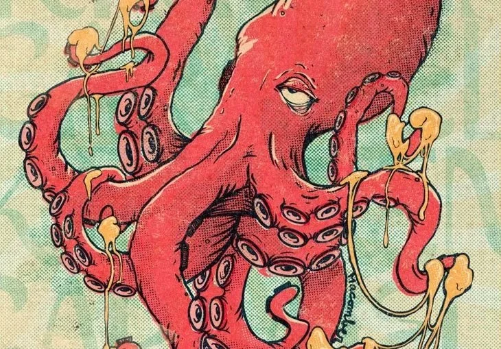 ILLUSTRATION: Kraken Carmel Corn