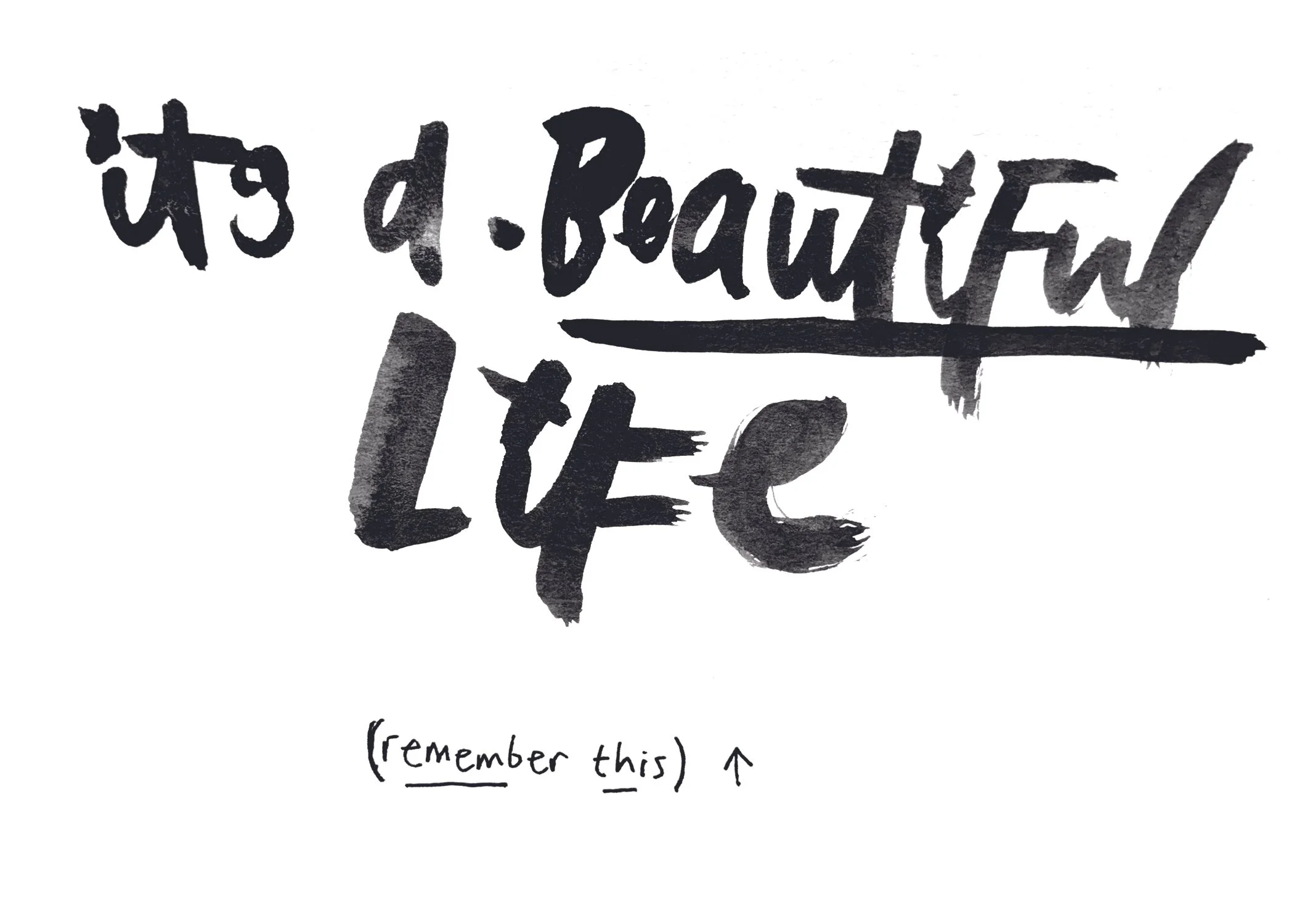it’s a BEAUTIFUL life