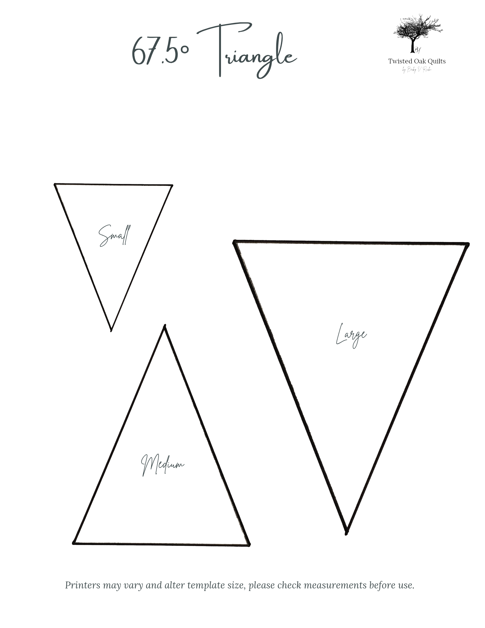 Horizon Triangle Template