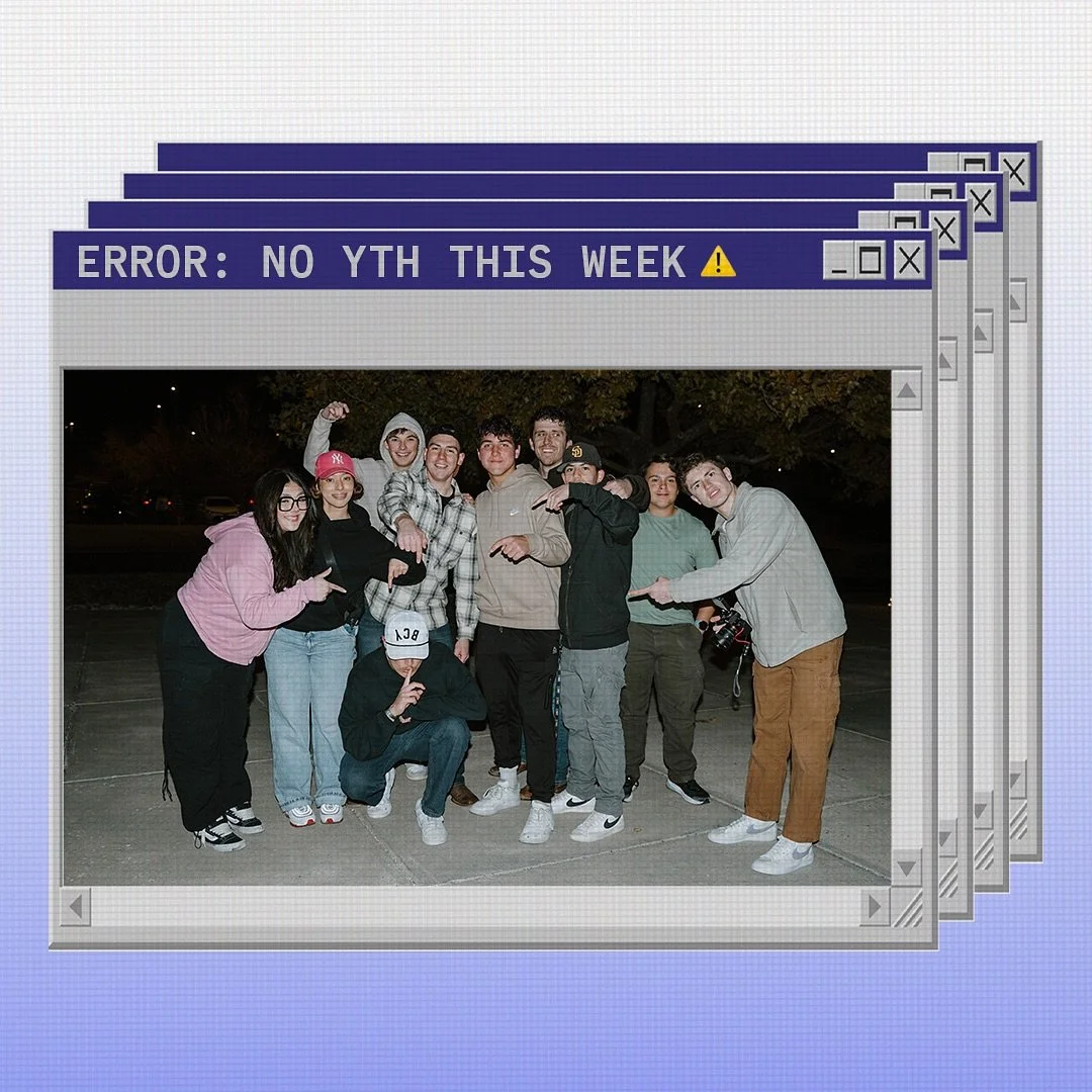 ⚠️ERROR// NO YTH THIS WEEK ⚠️
 
Other options for Tuesday:
Stuff your face with turkey
Bake a pie 
Throw a Friendsgiving
catch up on all the BC Pod episodes you missed 

See you next Tuesday! (Or even better, this Sunday)