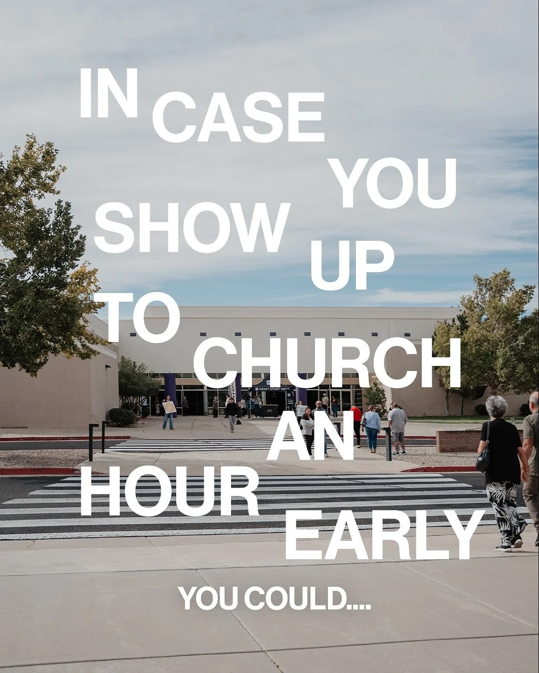 It&rsquo;s okay we all forget about daylight savings! 

Shout out to the serve team who show up early to make church happen every week! 

We can&rsquo;t wait to see you TOMORROW, especially after an extra hour of sleep! 

BC Sundays | 10AM 
320 Water