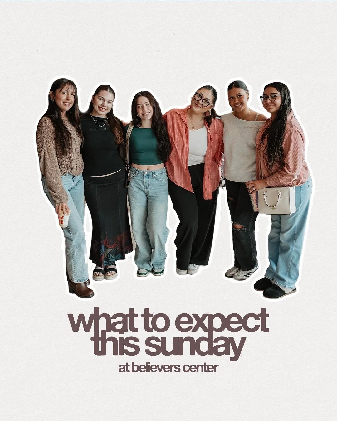WHAT TO EXPECT ☀️

This Sunday is going to be filled lots of beautiful moments so make sure you&rsquo;re here at 10AM to be a part of it all! 🤍

See you soon! 🫶