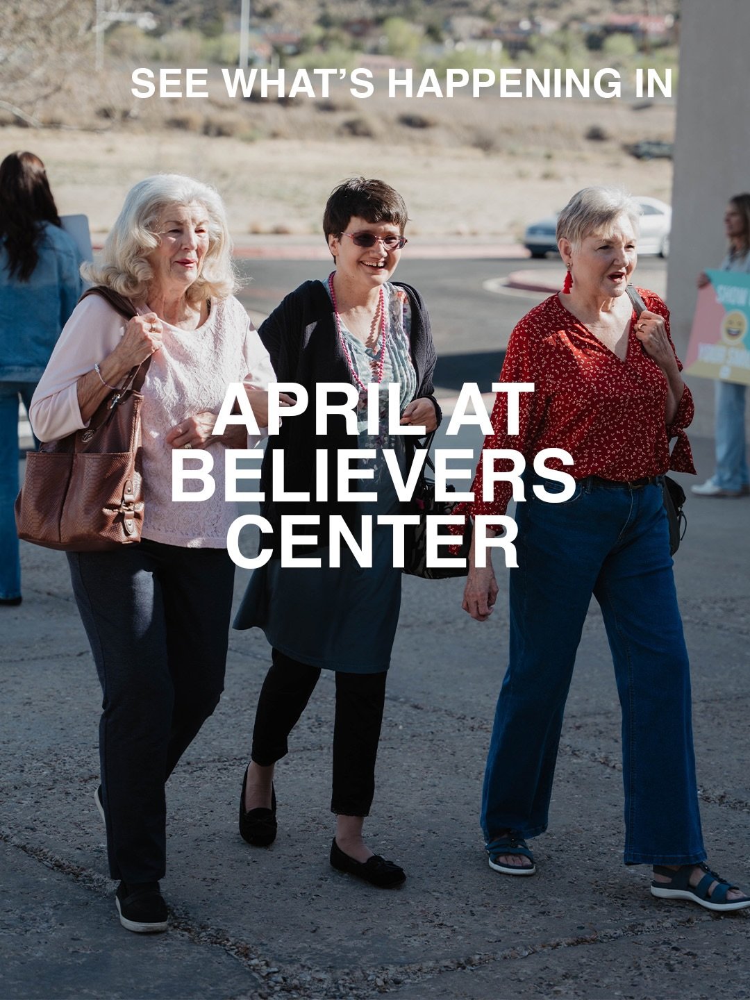 April at Believers Center 🤍

Join us this upcoming Friday for Good Friday Service at 7PM and the following Sunday for Easter Service at 10AM! ☀️