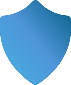 Abstract blue geometric background with shades of blue and black corner