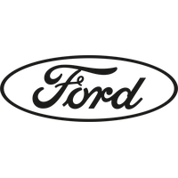 Ford logo on a black background