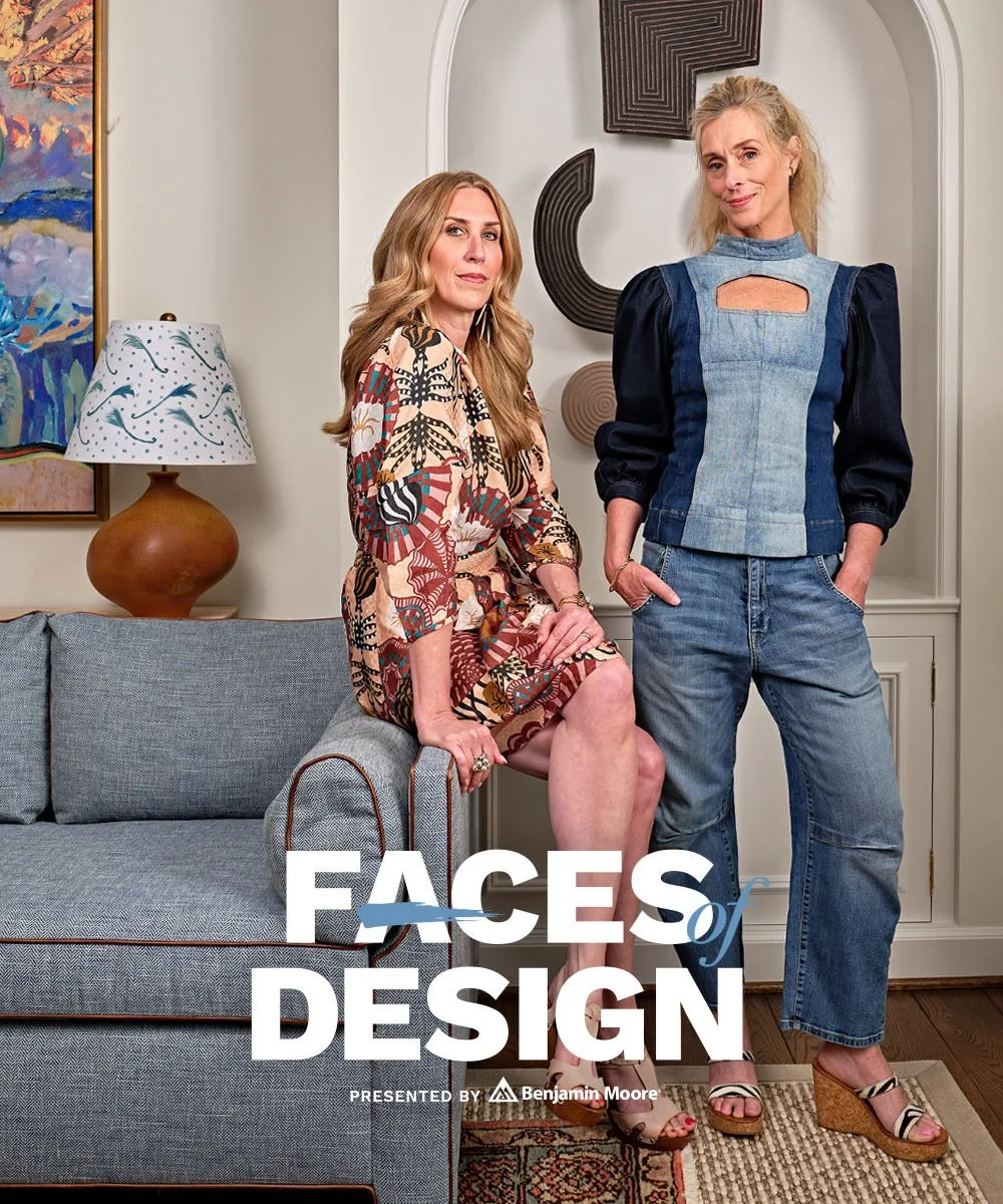 Benjamin Moore and Luxe Interiors + Design’s 2024 Faces of Design feature, highlighting Tami Ramsay and Krista Nye Nicholas of Ramsay Nye Interior Design.