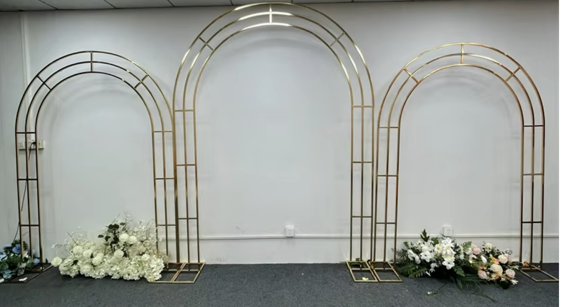 Gold Plated Wedding Arch