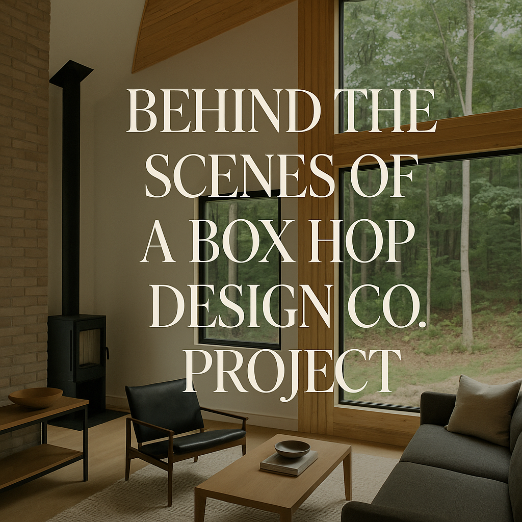 Behind the Scenes of a Box Hop Design Co. Project 