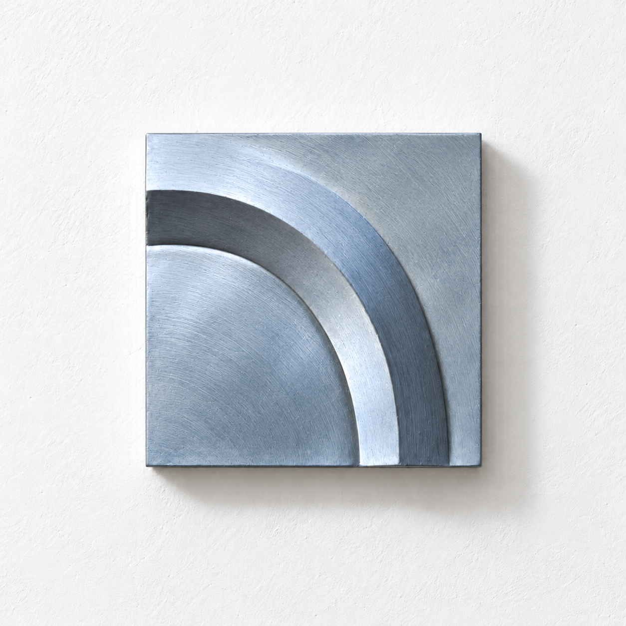 Acanthus One Leaf Left - Pewter - complete relief panel