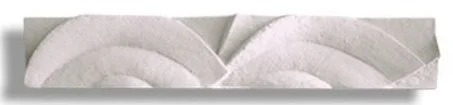 White Frozen Decowaves 1 relief displayed horizontally against a white background.