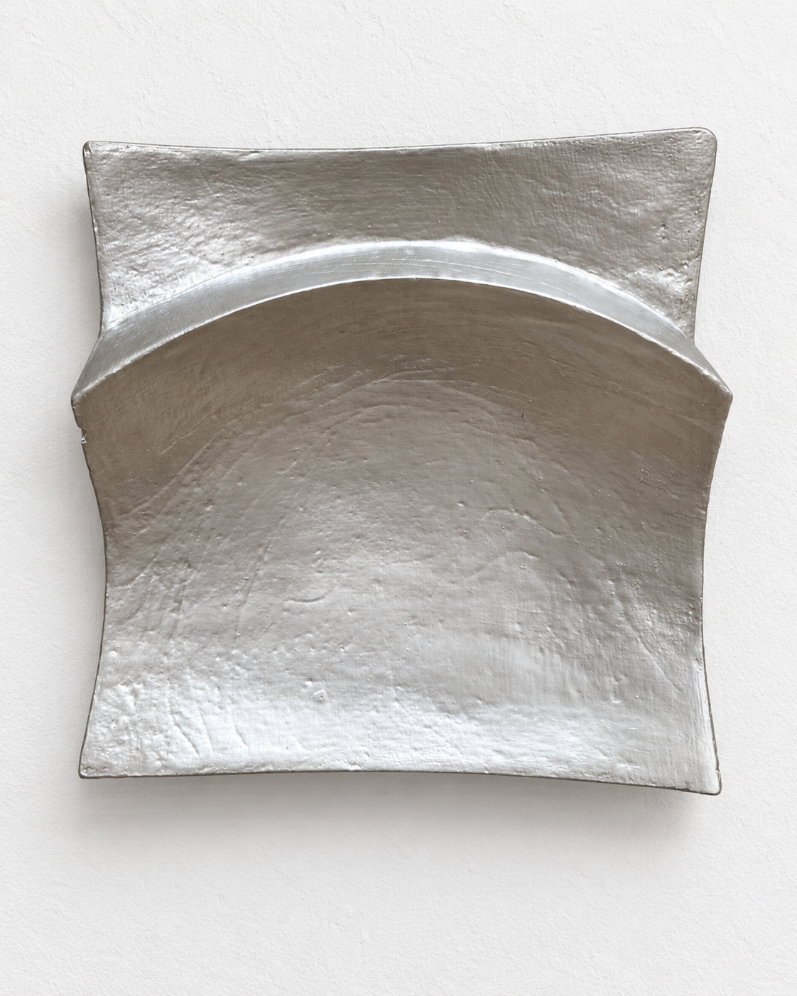 Silver-coloured Moonphase 4 panel showing the curved bowl in a reversed orientation.