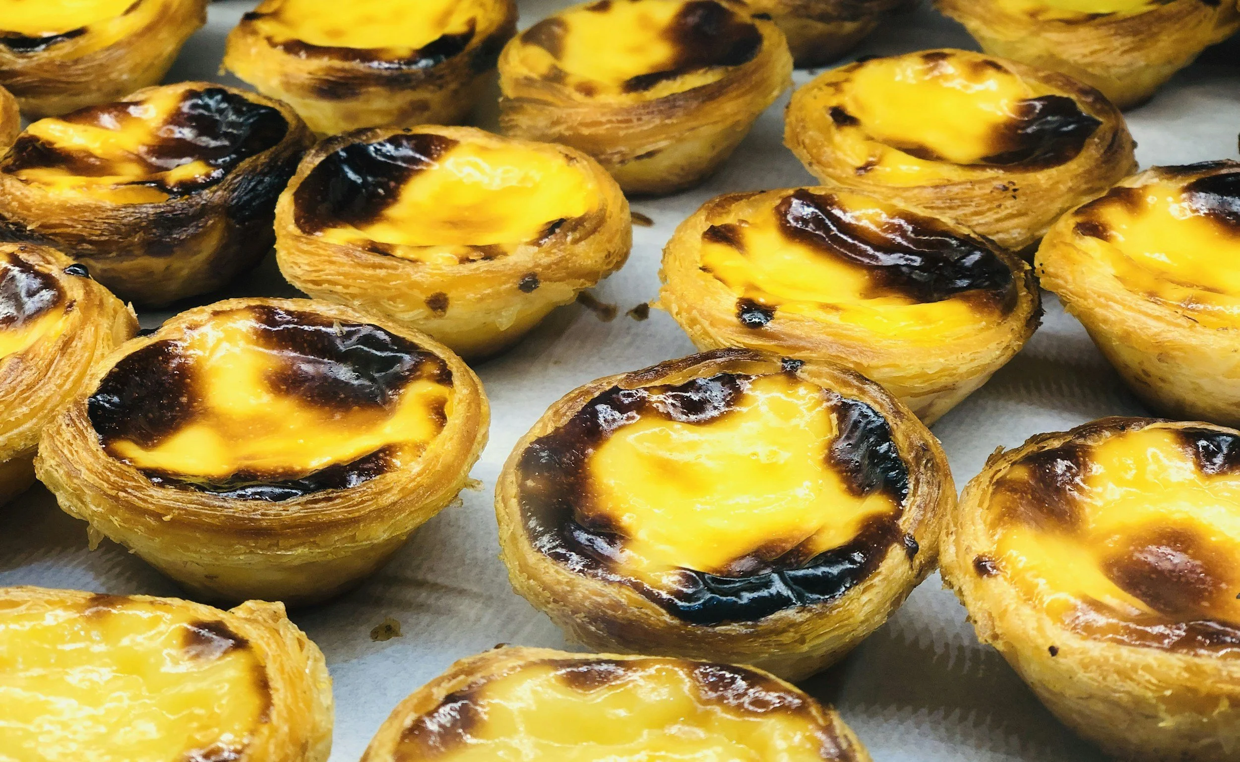 Another favorite treat of mine is Pasteis de Nata. 