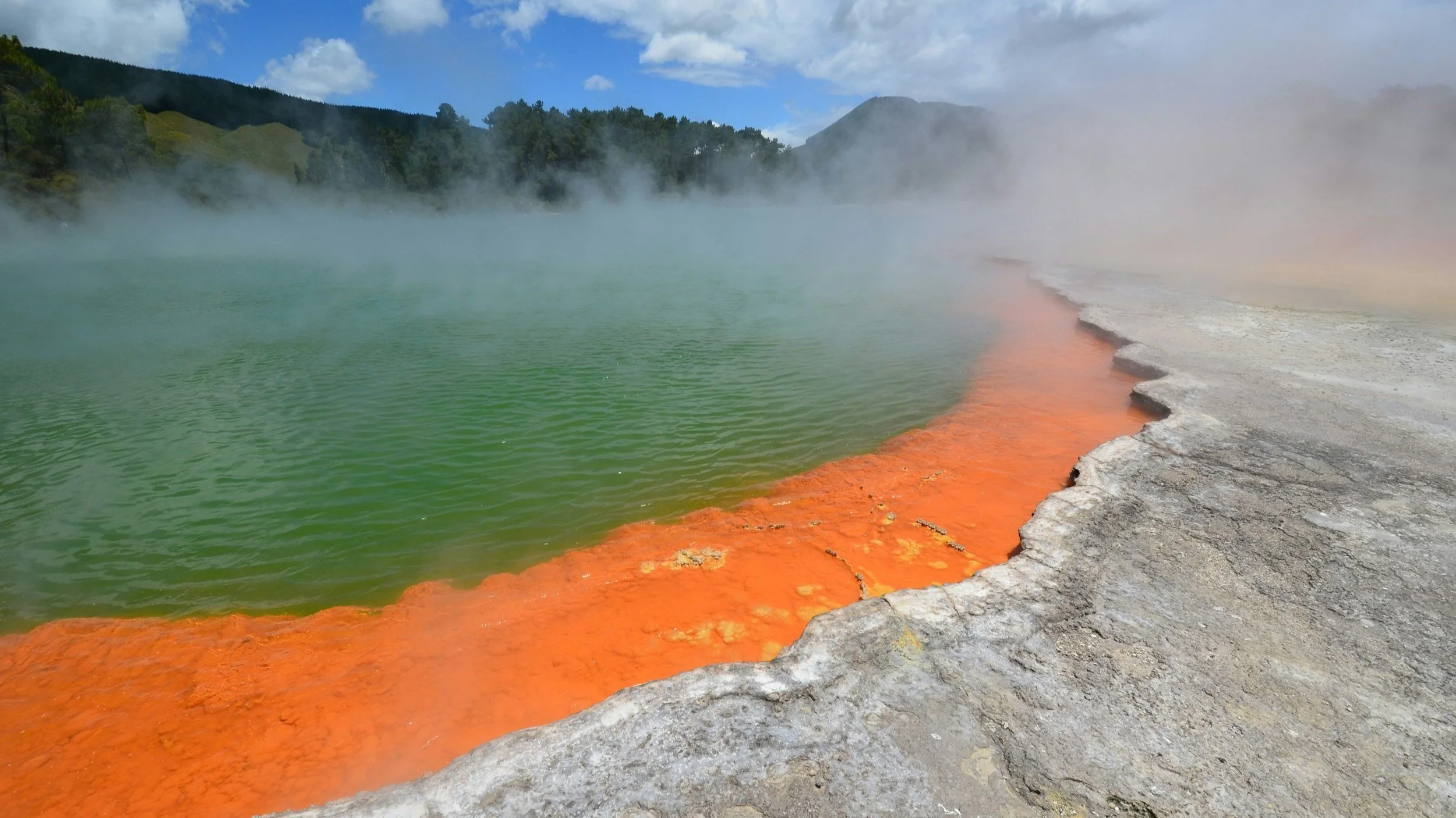  Rotorua is an iconic destination in New Zealand for its geothermal activity. 