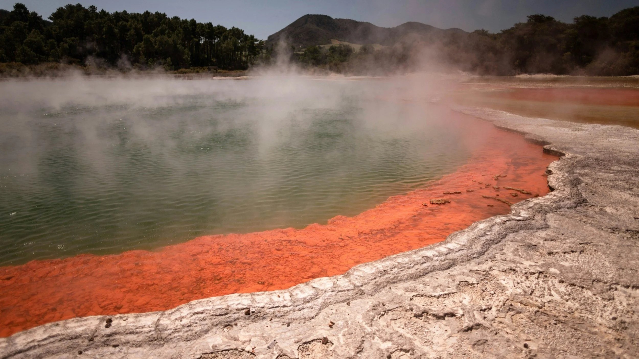  Capturing the unique colors of the geothermal activity is a must.  