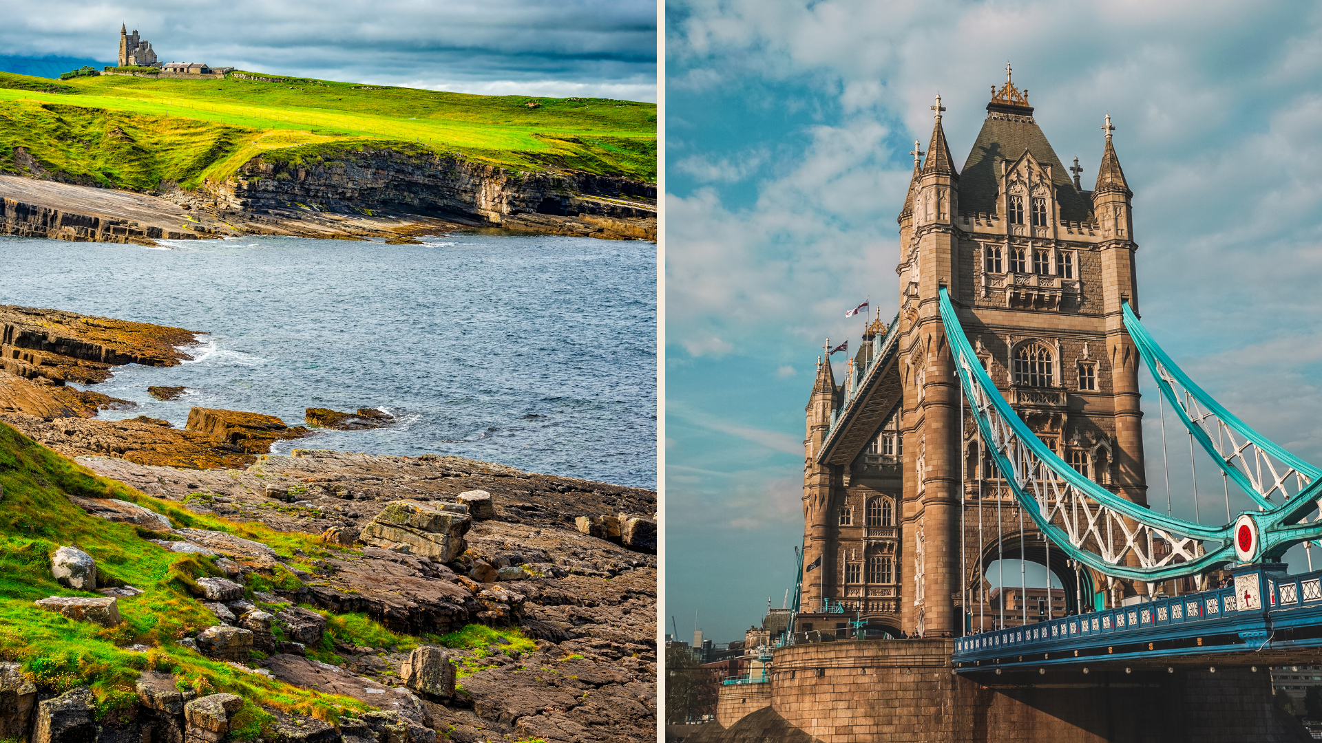  Short flights between destinations make this pairing of Ireland and the UK very accessible. 