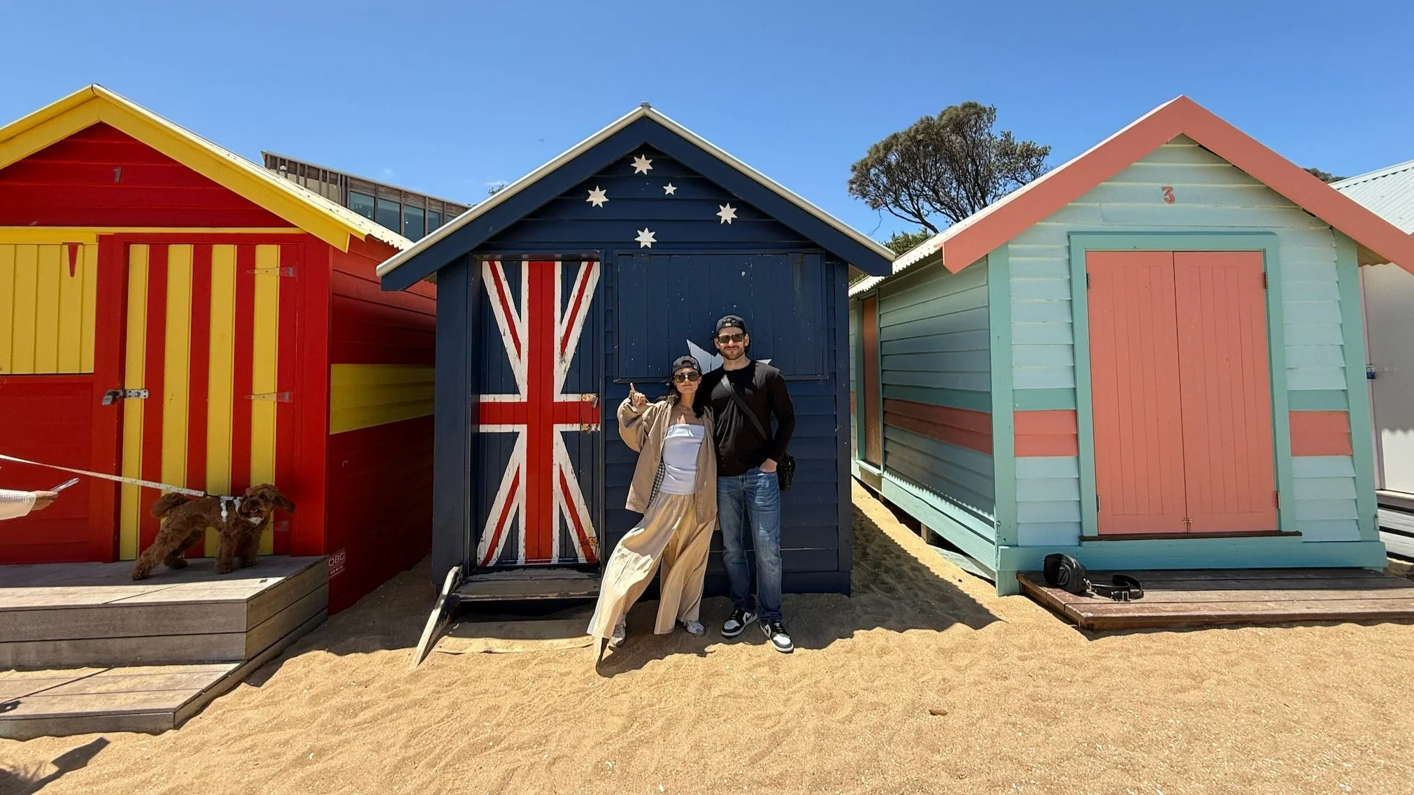   Brighton Bathing Boxes just outside Melbourne.  