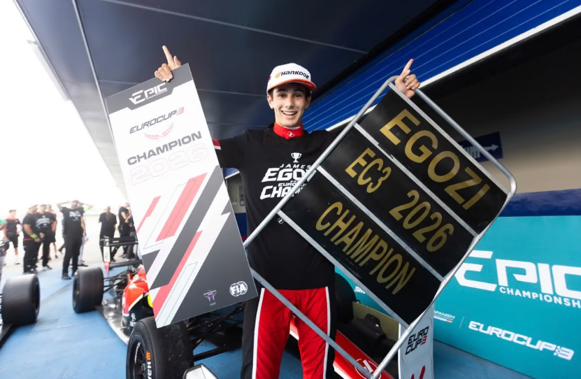 JAMES EGOZI IS YOUR NEW 2026 EUROCUP-3 CHAMPION!!