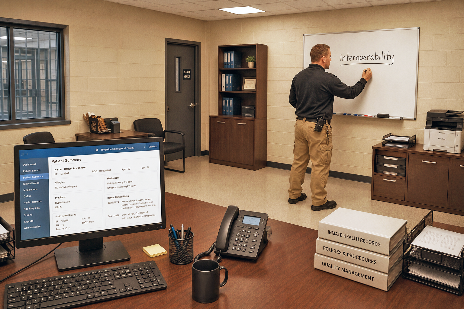 EMR Integrations with Jail Management Systems: 5 Reasons Why Interoperability Matters