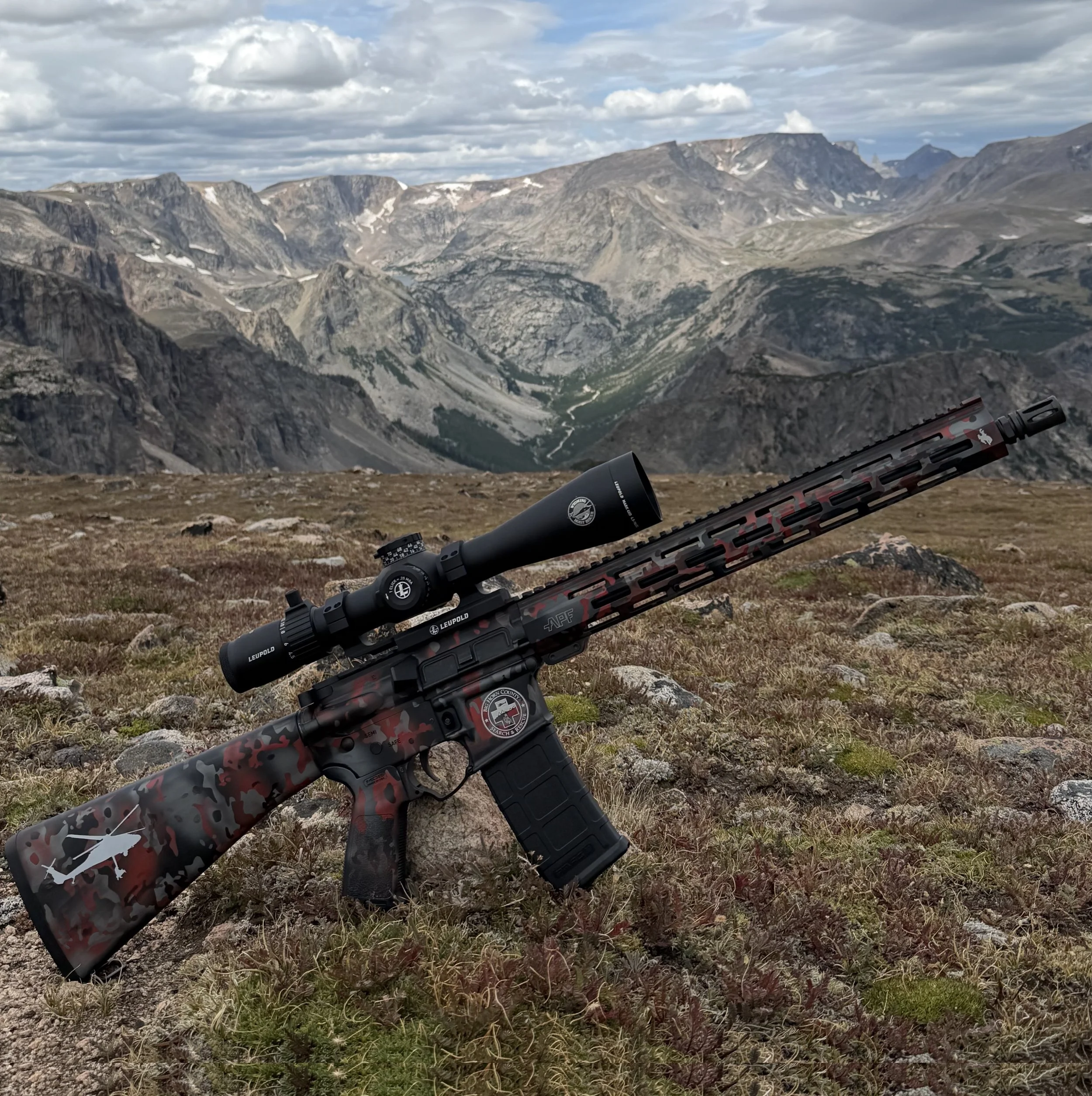 Custom Big Horn County SAR APF 5.56 Rifle Raffle Ticket