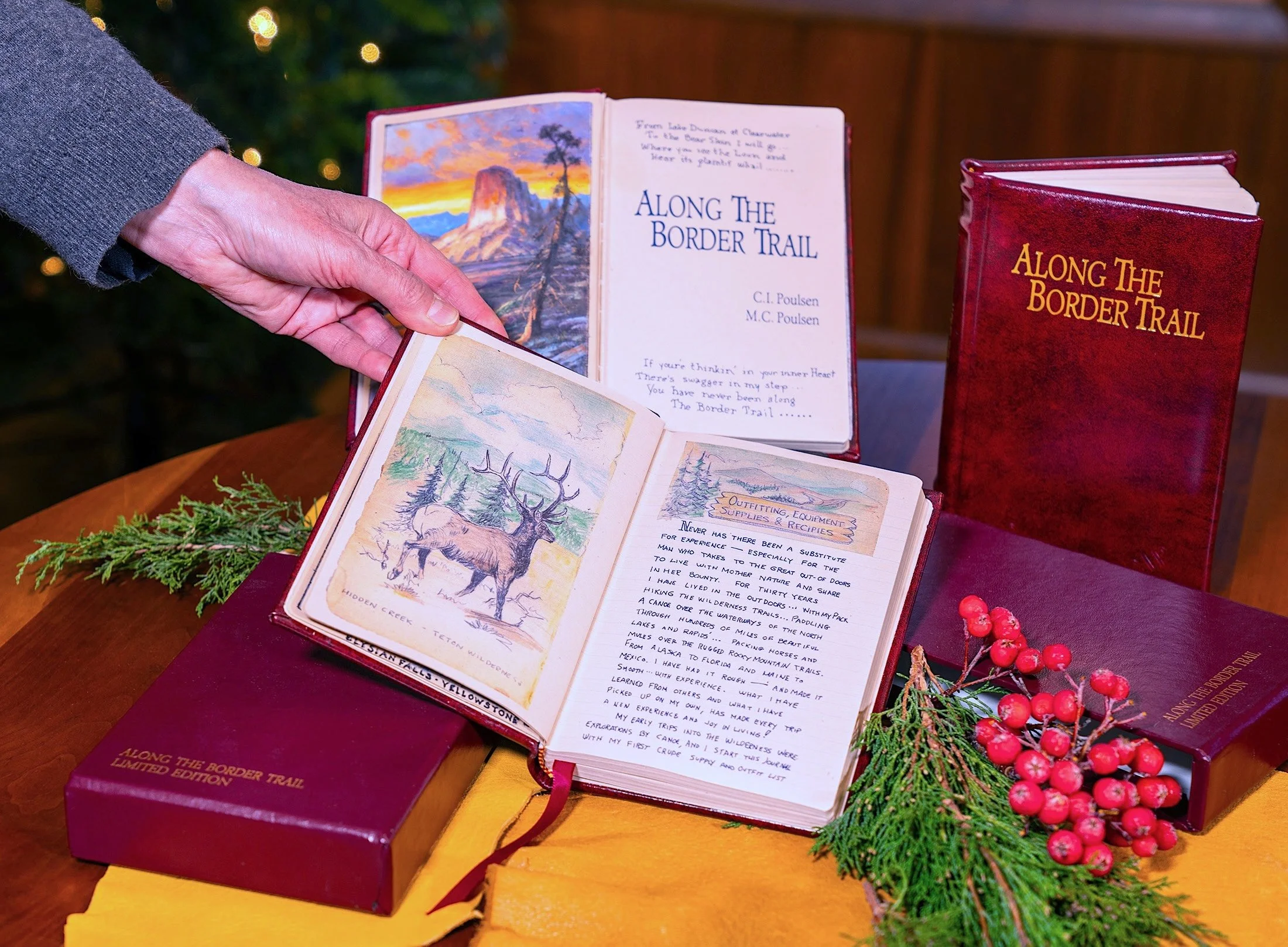 MC Poulsen Along the border TRail luxurious edition book 2024 Inside the book 3.jpeg