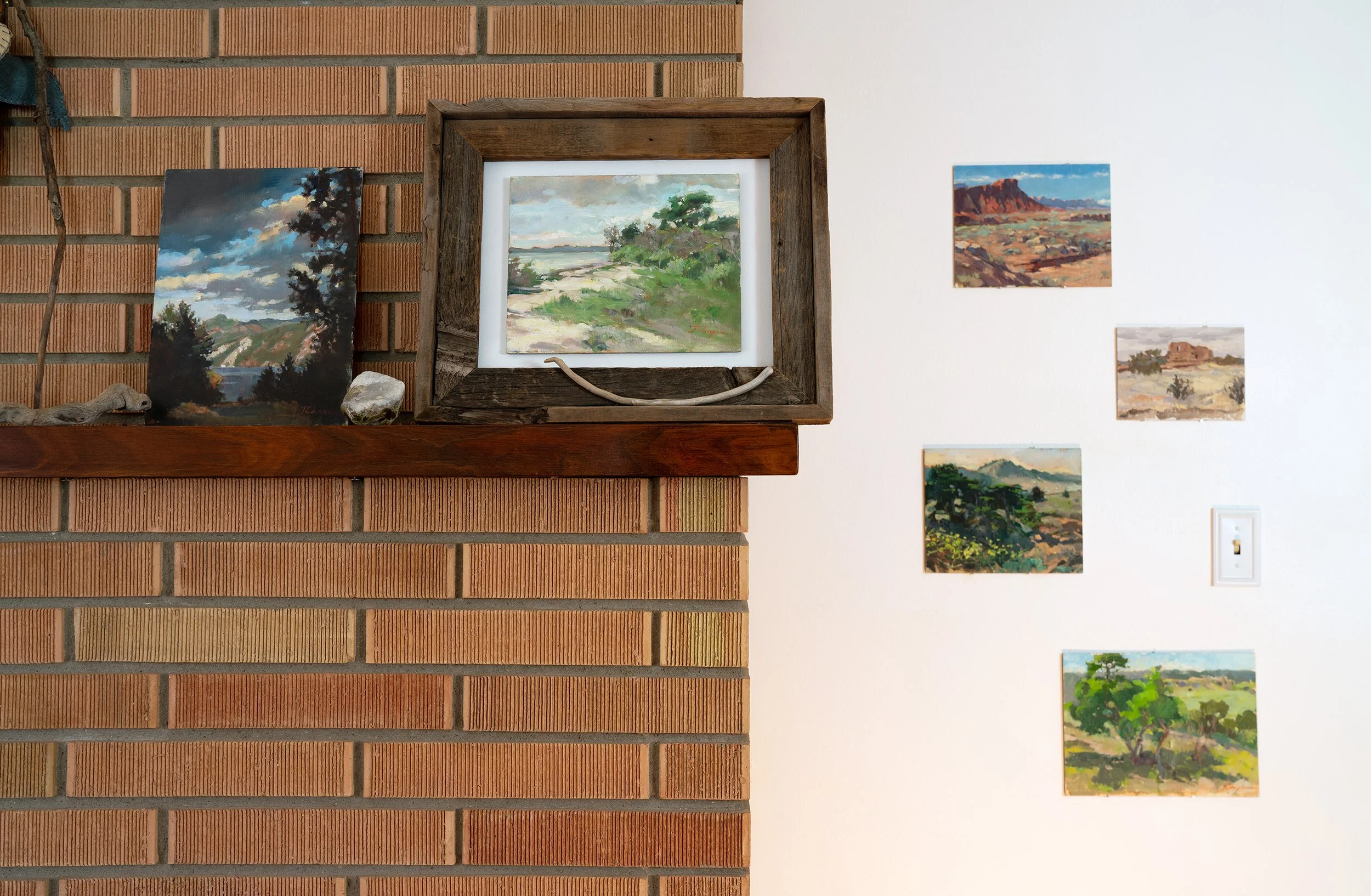 Jane Chapain Plein Air paintings installation view.jpeg