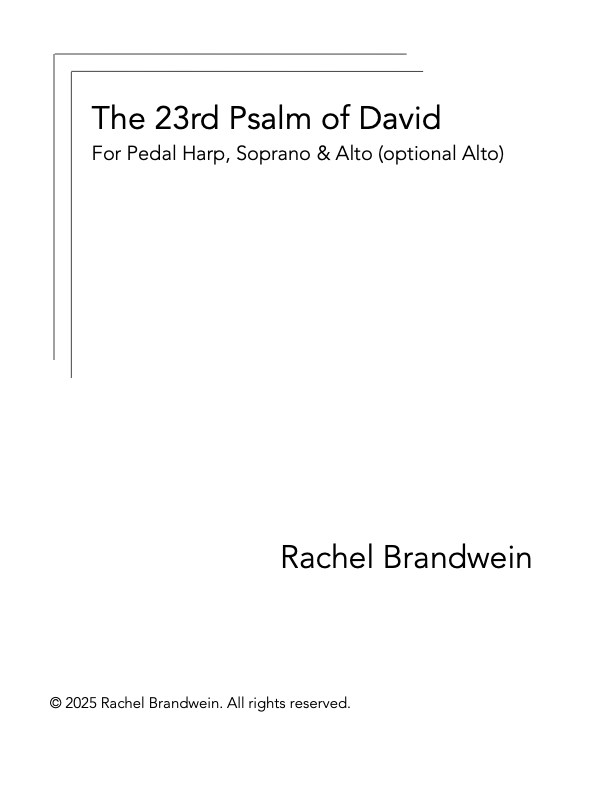 23rd Psalm of David Title Page.png