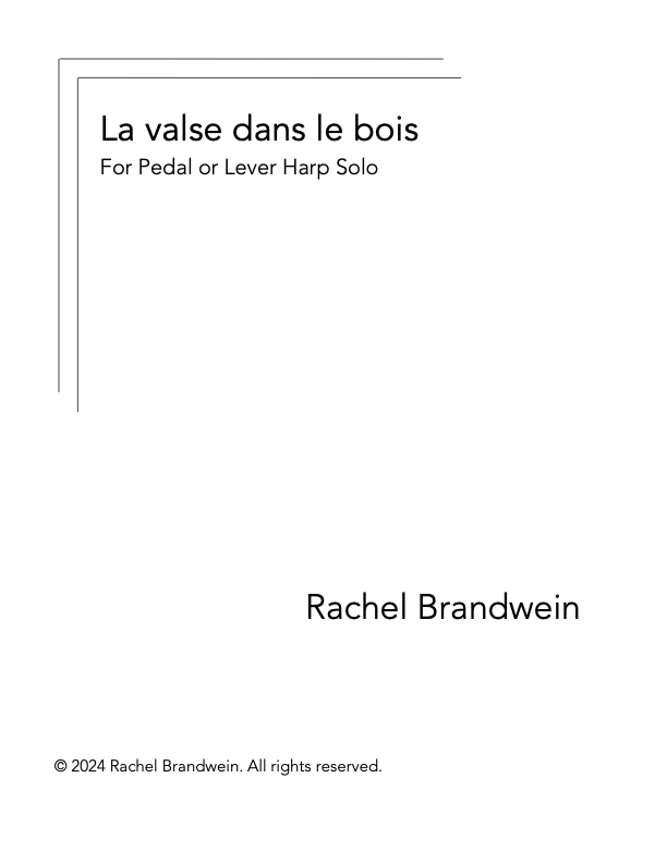 La valse dans le bois