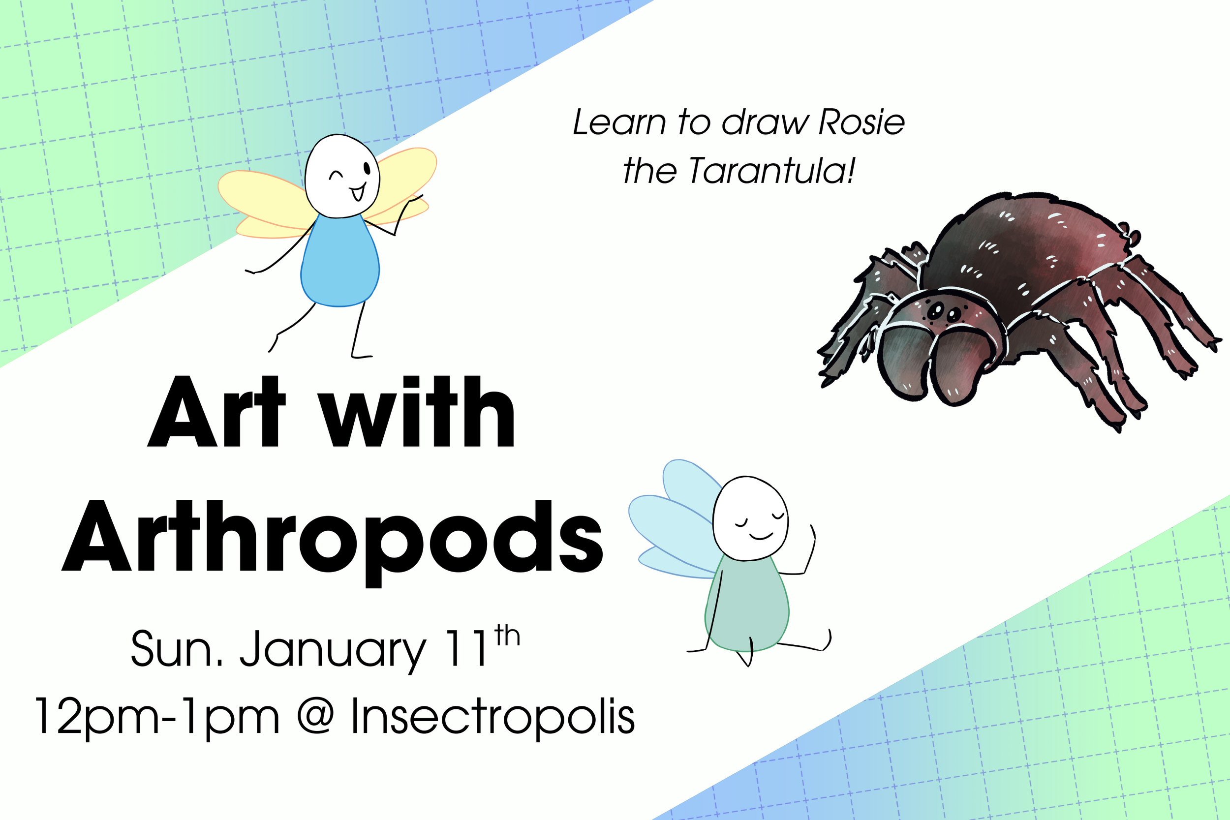 Art with Arthropods - Rosie the Tarantula  - New Date!