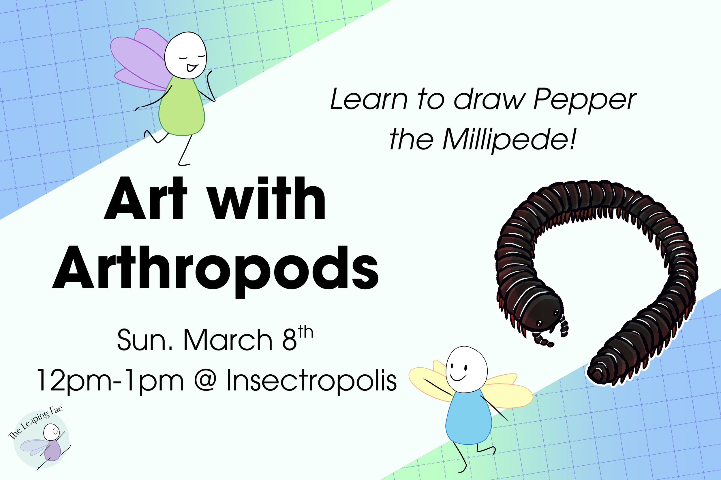 Art with Arthropods - Pepper the Millipede
