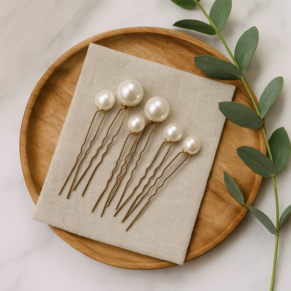 Statement Pearls on Pins
