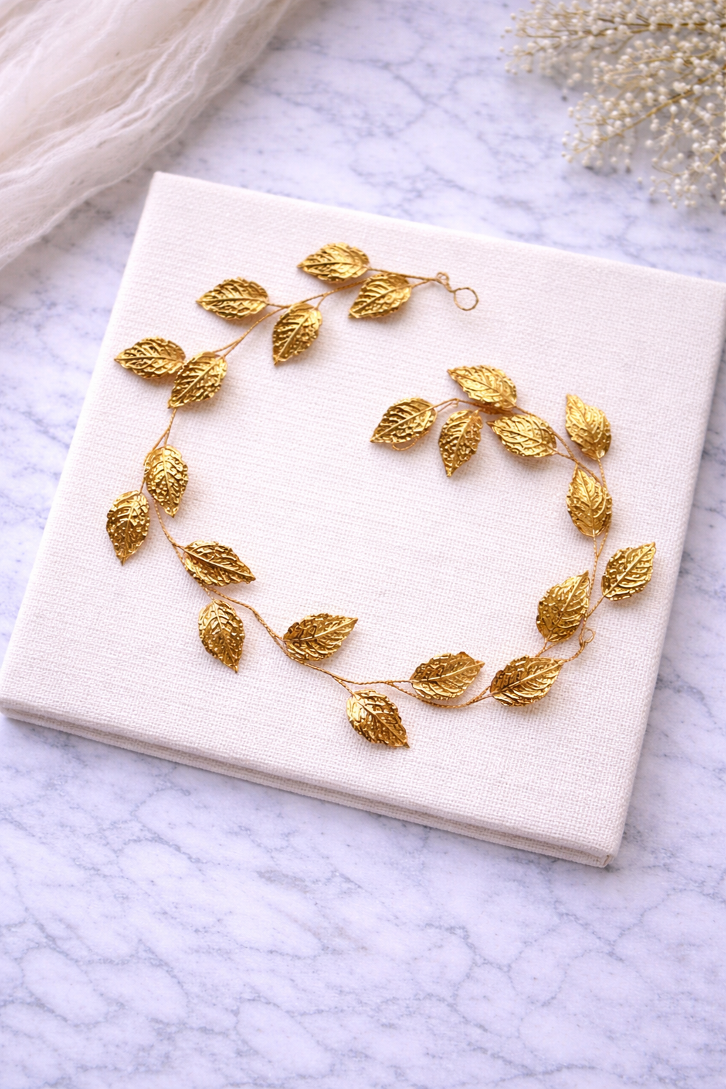 Gold Leaf Vine, Bridal Hair Accessories