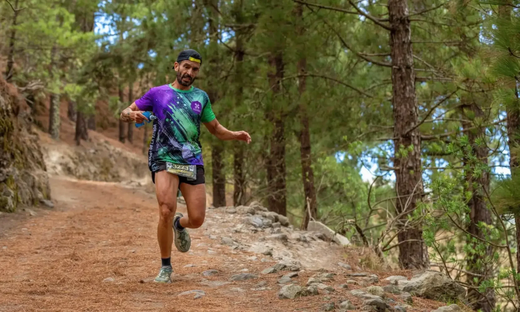 Raúl Ramírez, cobertura en curso del patrocinio de MP Digital en la temporada 2026 de trail running en Canarias
