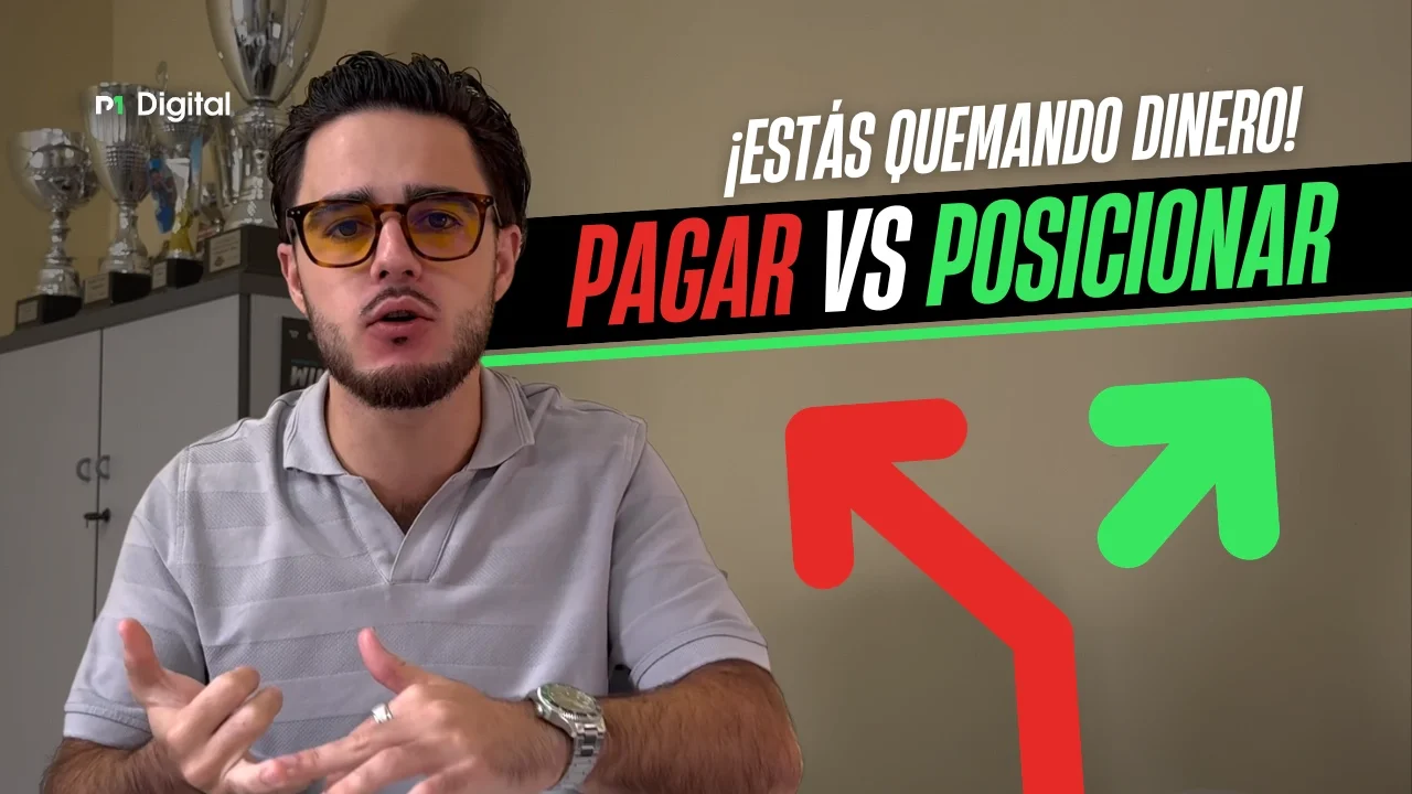 Miniatura del vídeo de YouTube en el que Marco Palacios explica cuándo pagar anuncios SEM o posicionar en Google con SEO