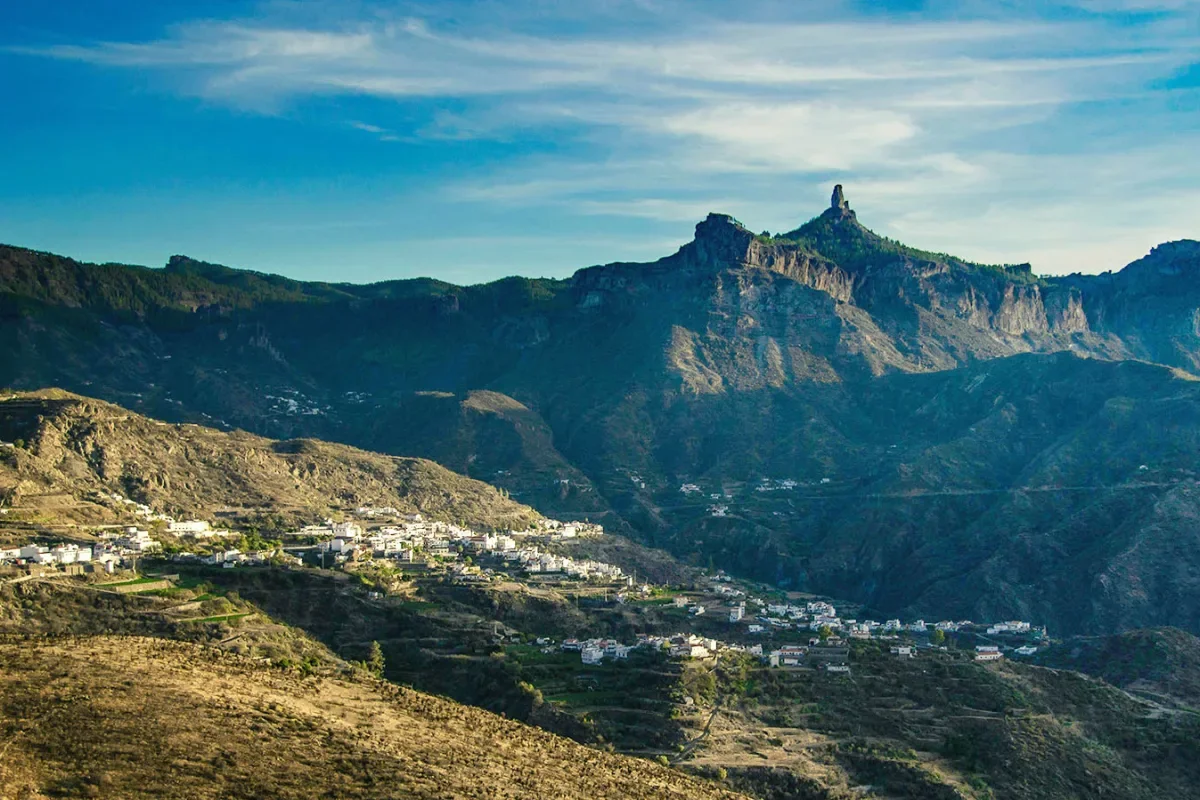 Paisaje de Tejeda en Gran Canaria, escenario de la Backyard Ultra Los Verdaderos Héroes 2026