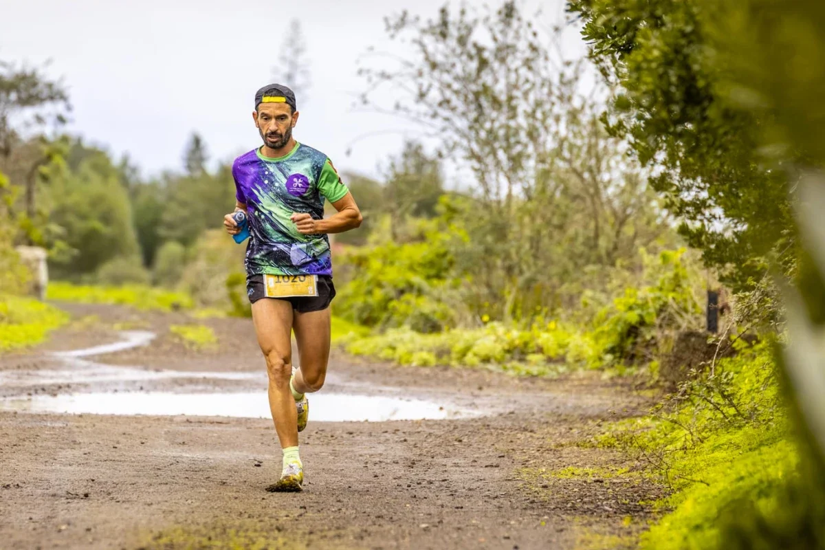 Imagen de previa de Raúl Ramírez antes de competir en el Transvulcania KV 2026 en La Palma